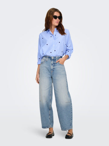 Onlfrankie Hw Ank Barrel Jeans 011