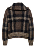 Pulls - Onlmaroon Ls Zip Collar Cardigan van Only