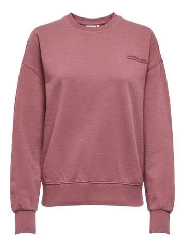 Onlcatrin L/S O-Neck Print Sweater