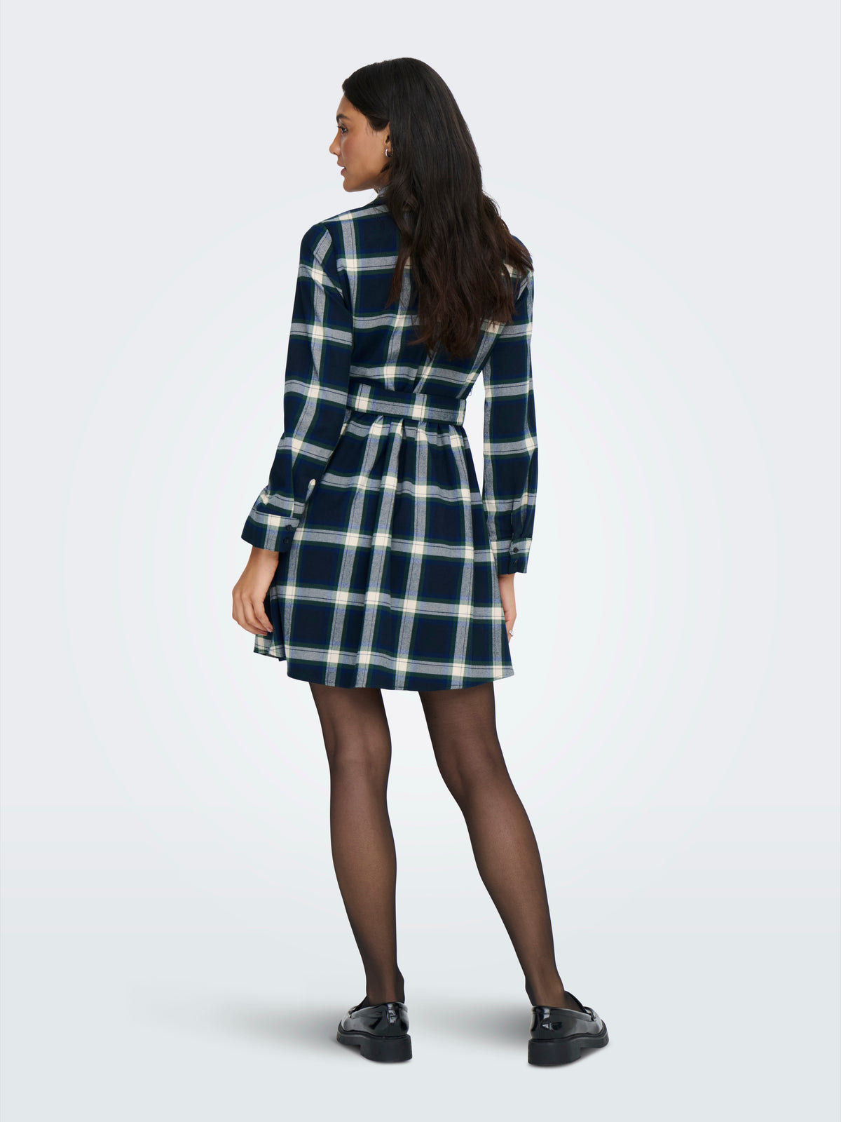 Onlwren Check Short Dress