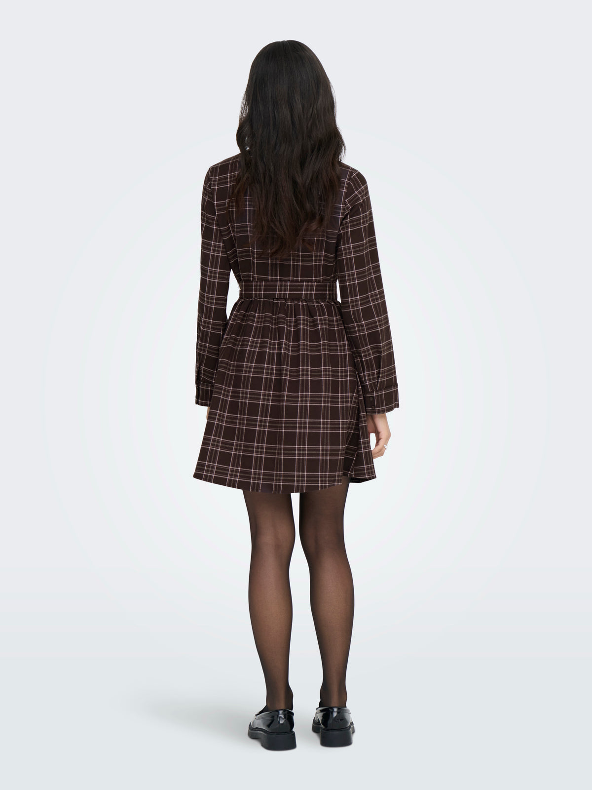 Onlwren Check Short Dress