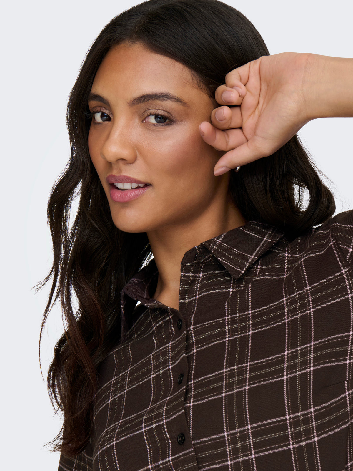 Onlwren Check Short Dress