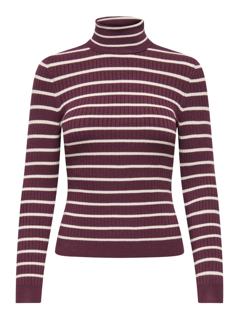 Onlkarol L/S Rollneck Pullover Knit Noos