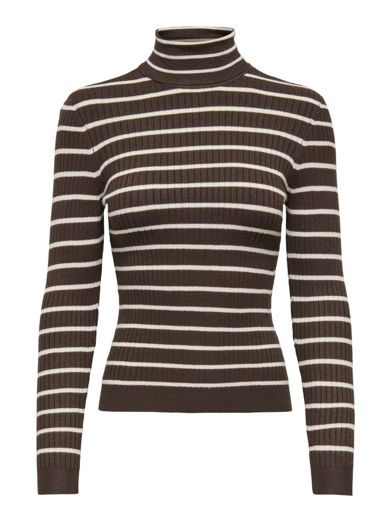 Onlkarol L/S Rollneck Pullover Knit Noos