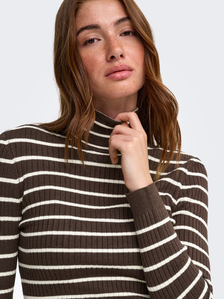 Onlkarol L/S Rollneck Pullover Knit Noos