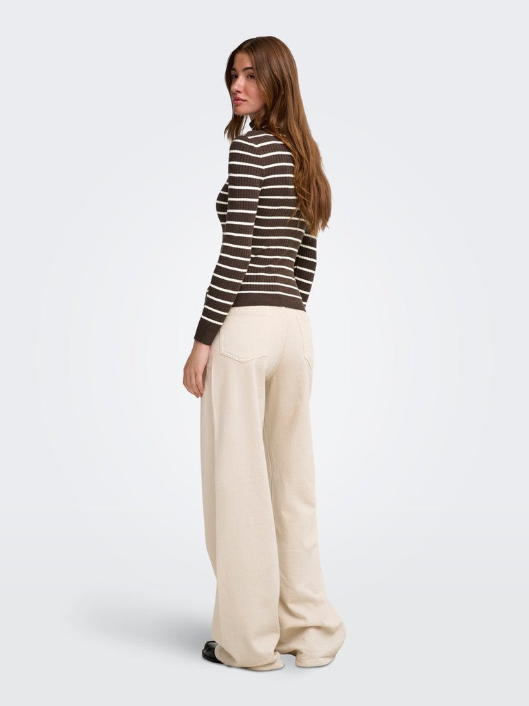 Onlkarol L/S Rollneck Pullover Knit Noos