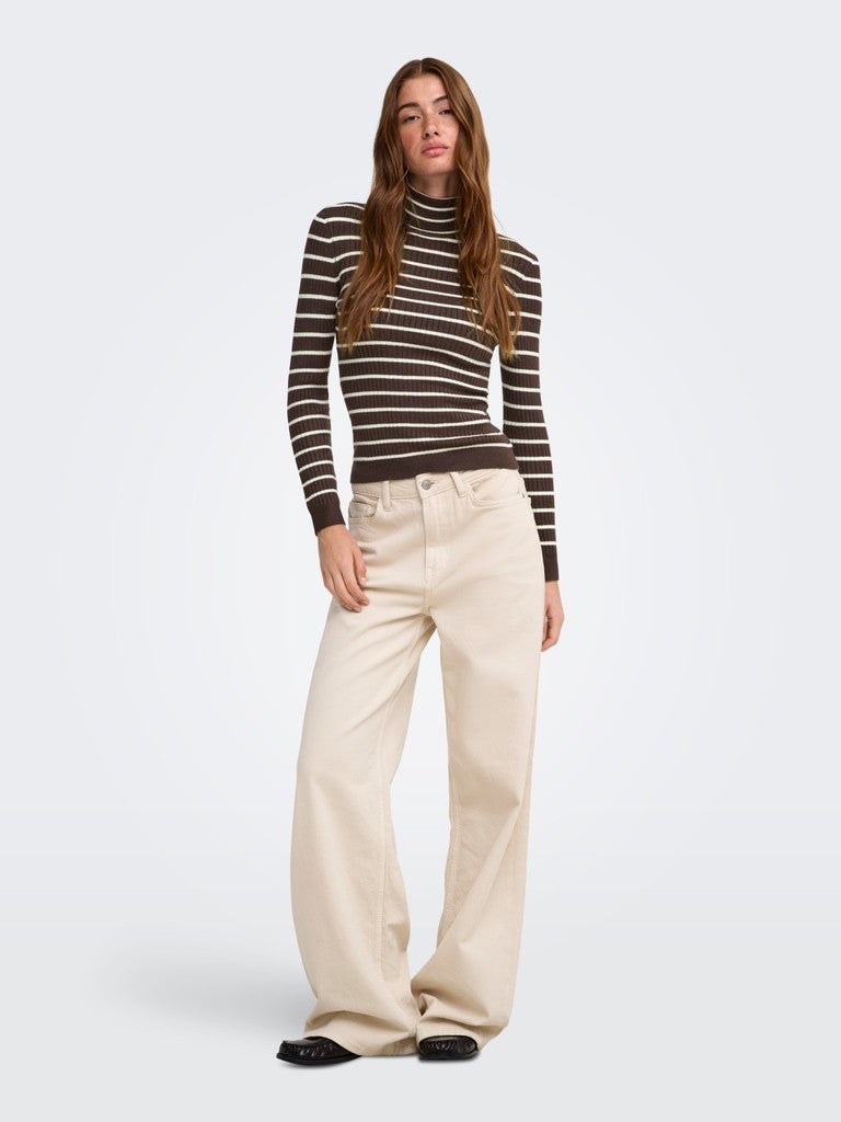 Onlkarol L/S Rollneck Pullover Knit Noos