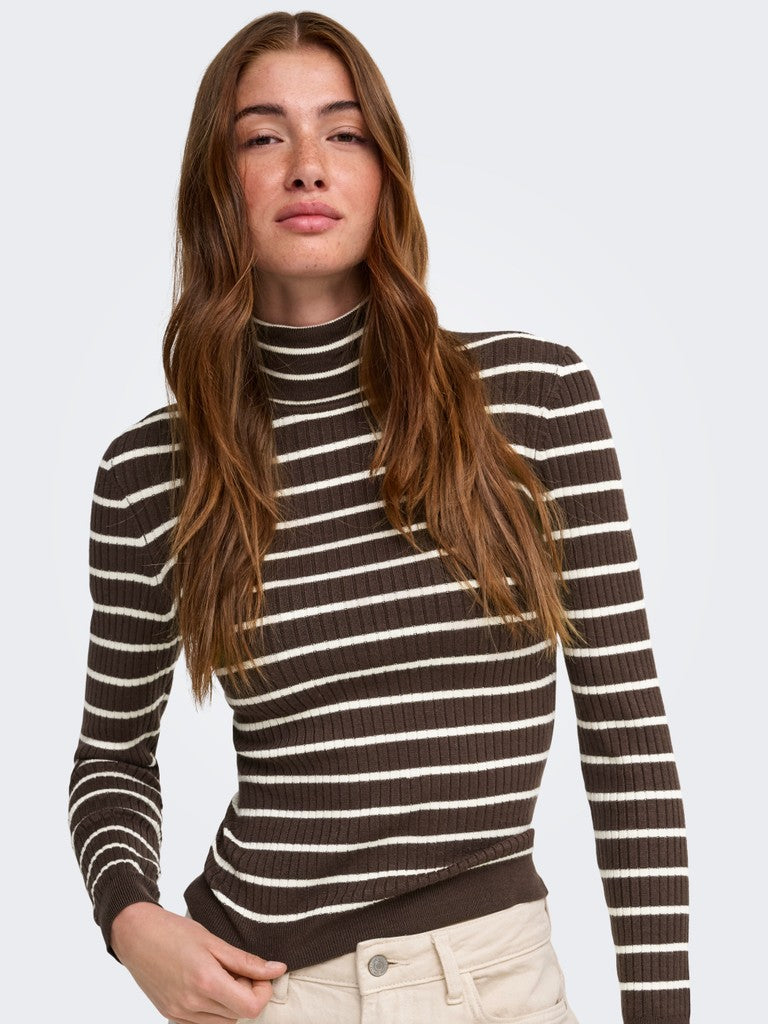 Onlkarol L/S Rollneck Pullover Knit Noos