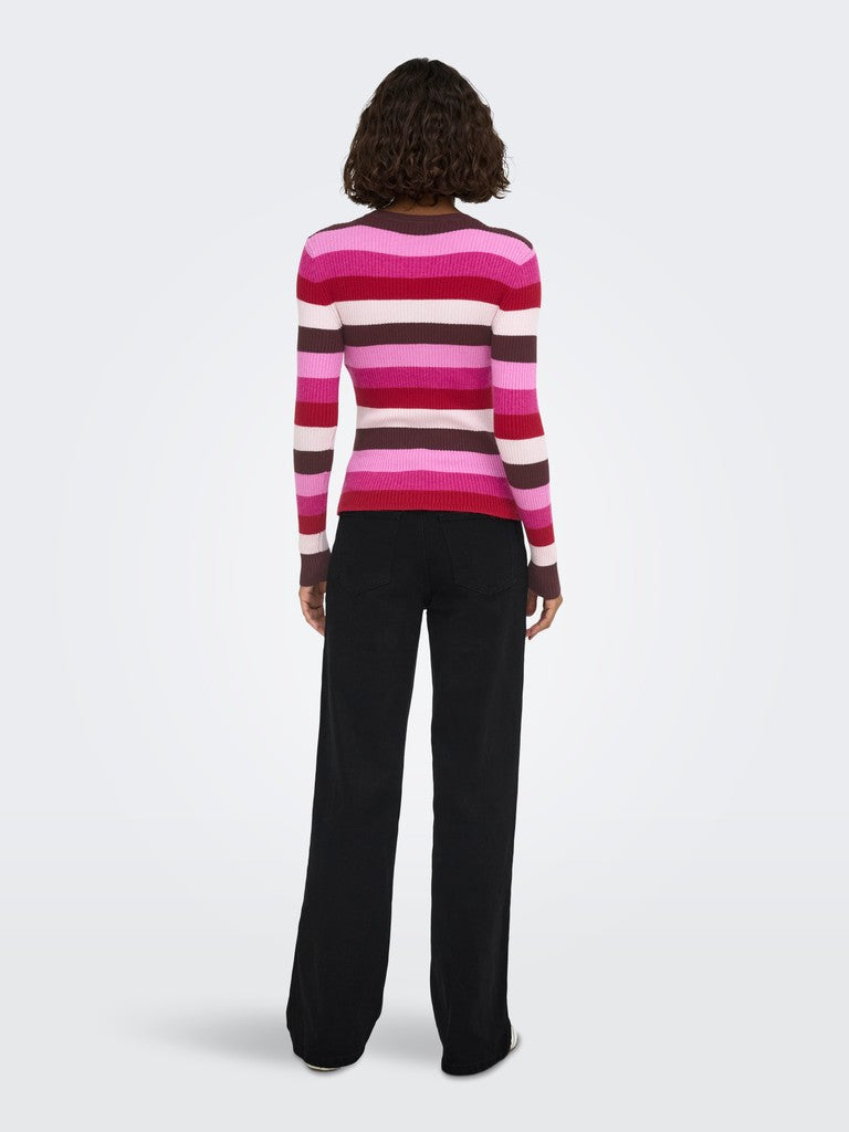Onlibi Ls O-Neck Rib Knit