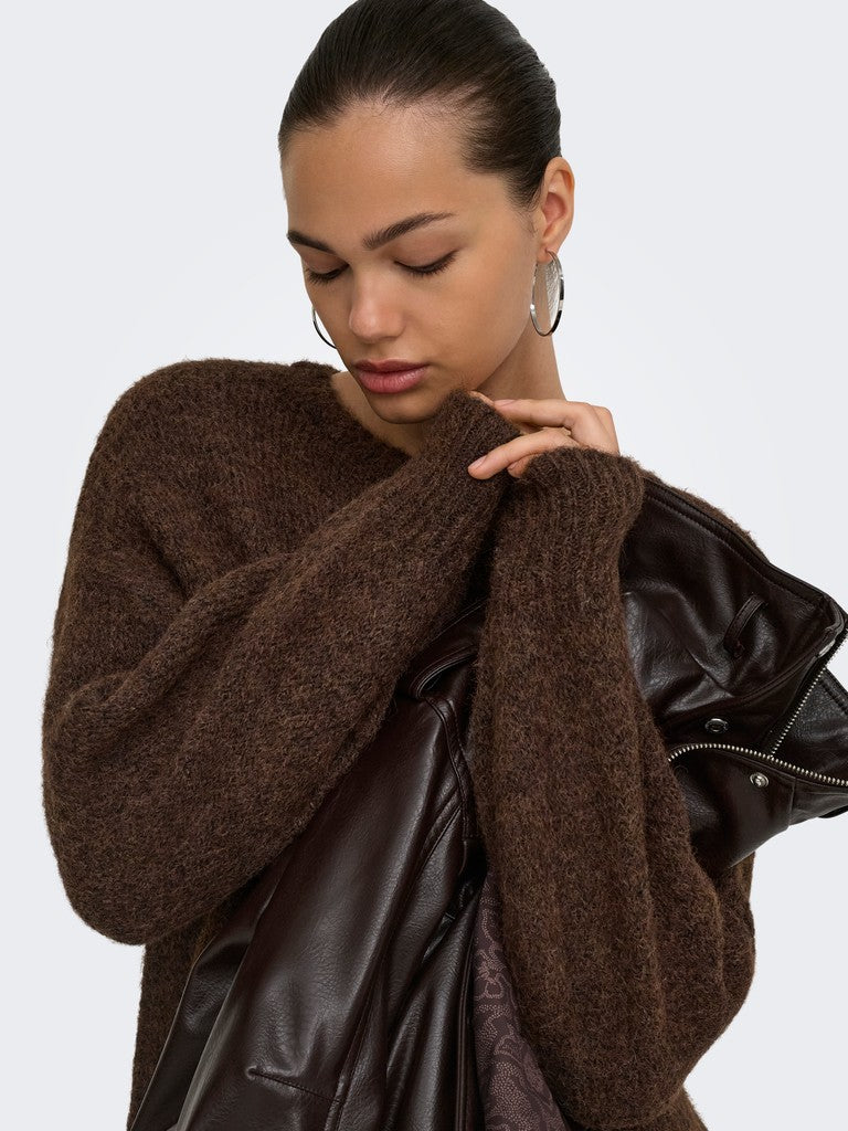 Onlnellie Ls O-Neck Knit Noos