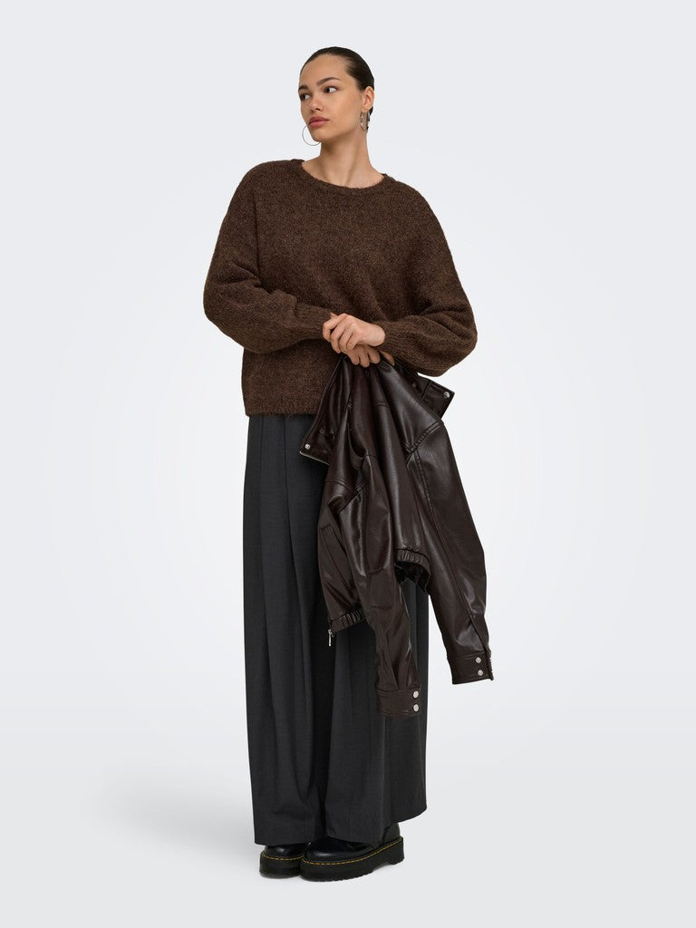 Onlnellie Ls O-Neck Knit Noos