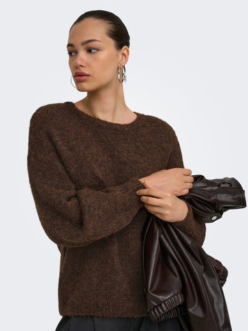 Onlnellie Ls O-Neck Knit Noos