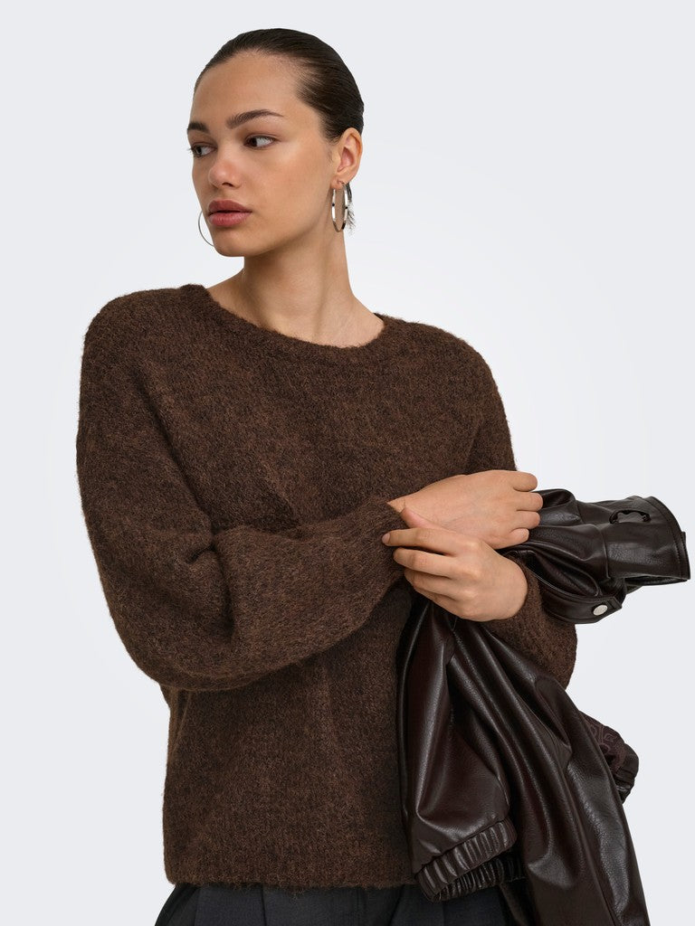 Onlnellie Ls O-Neck Knit Noos