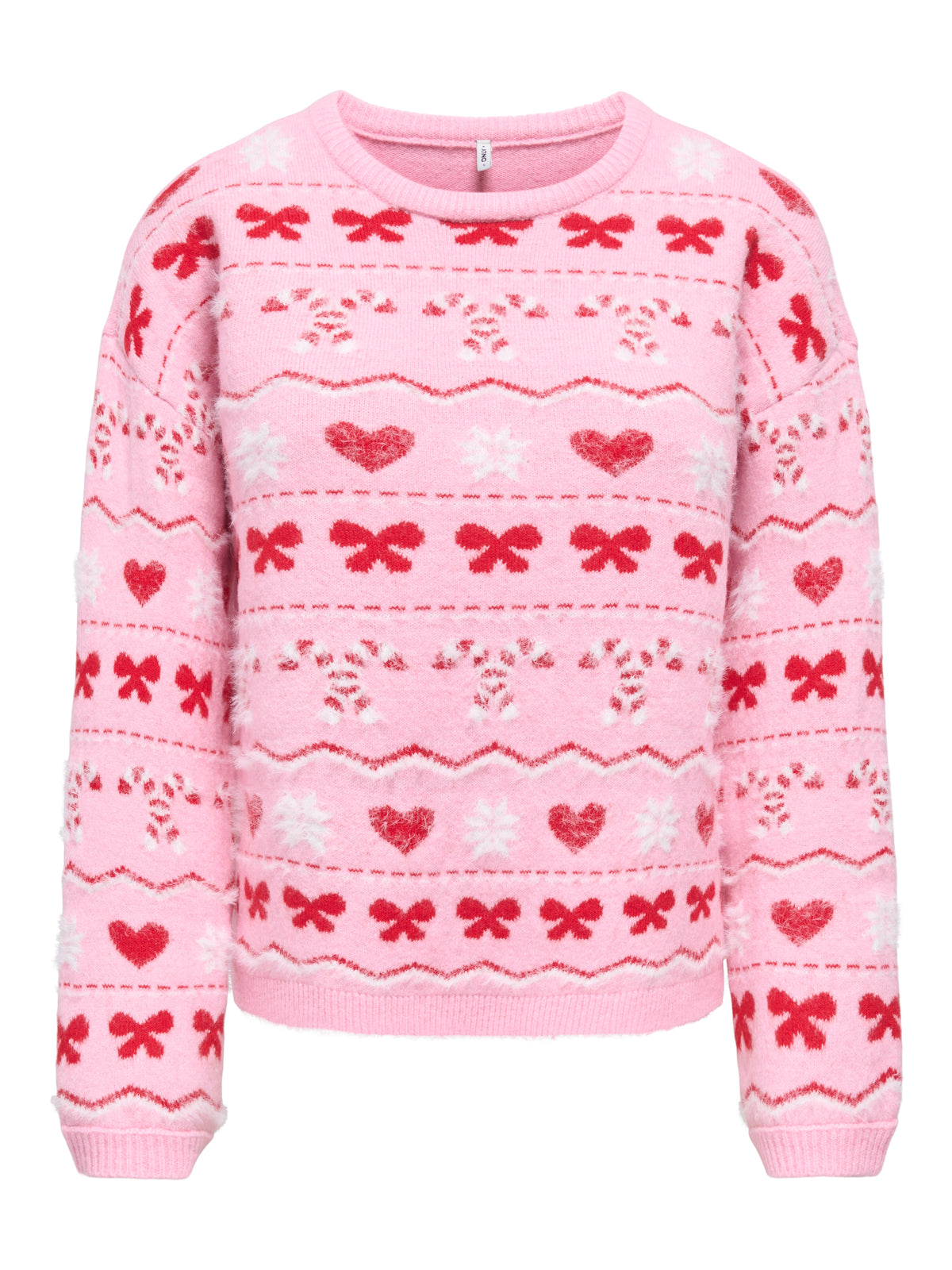 Onlxmas Snowie Ls O-Neck Knit