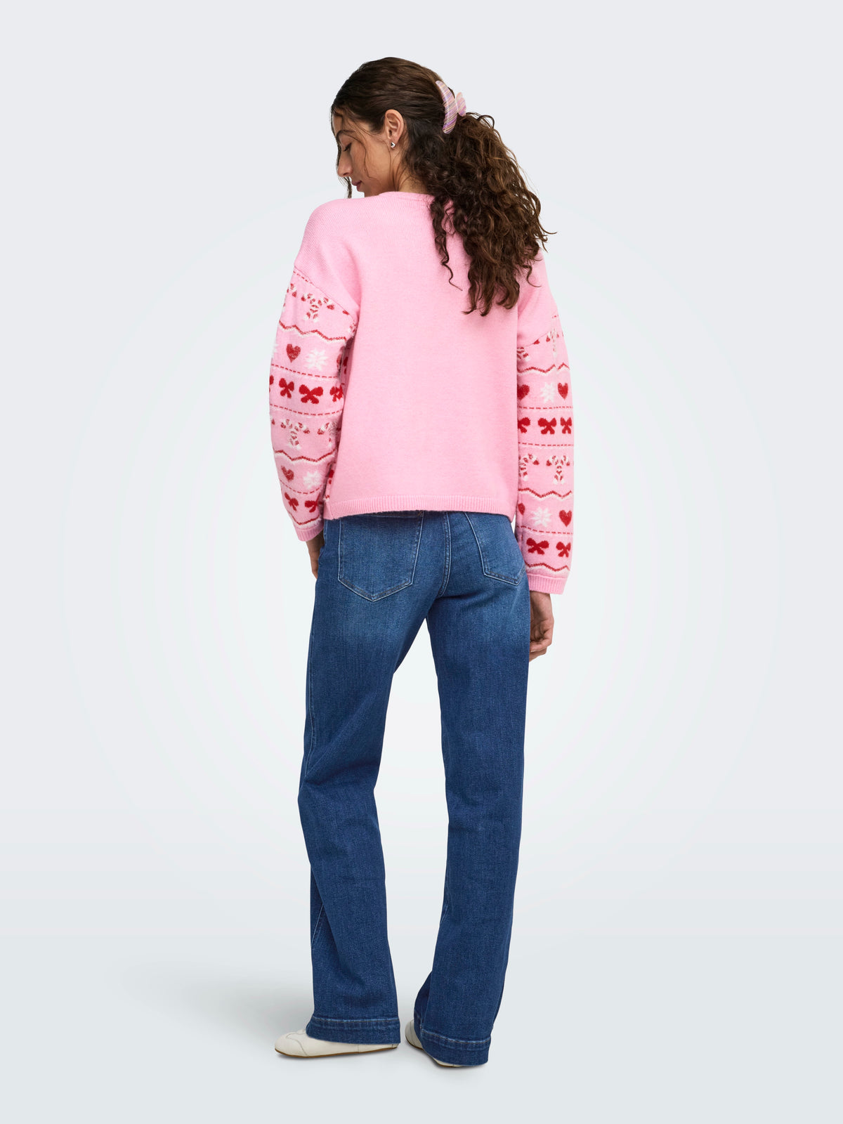 Onlxmas Snowie Ls O-Neck Knit