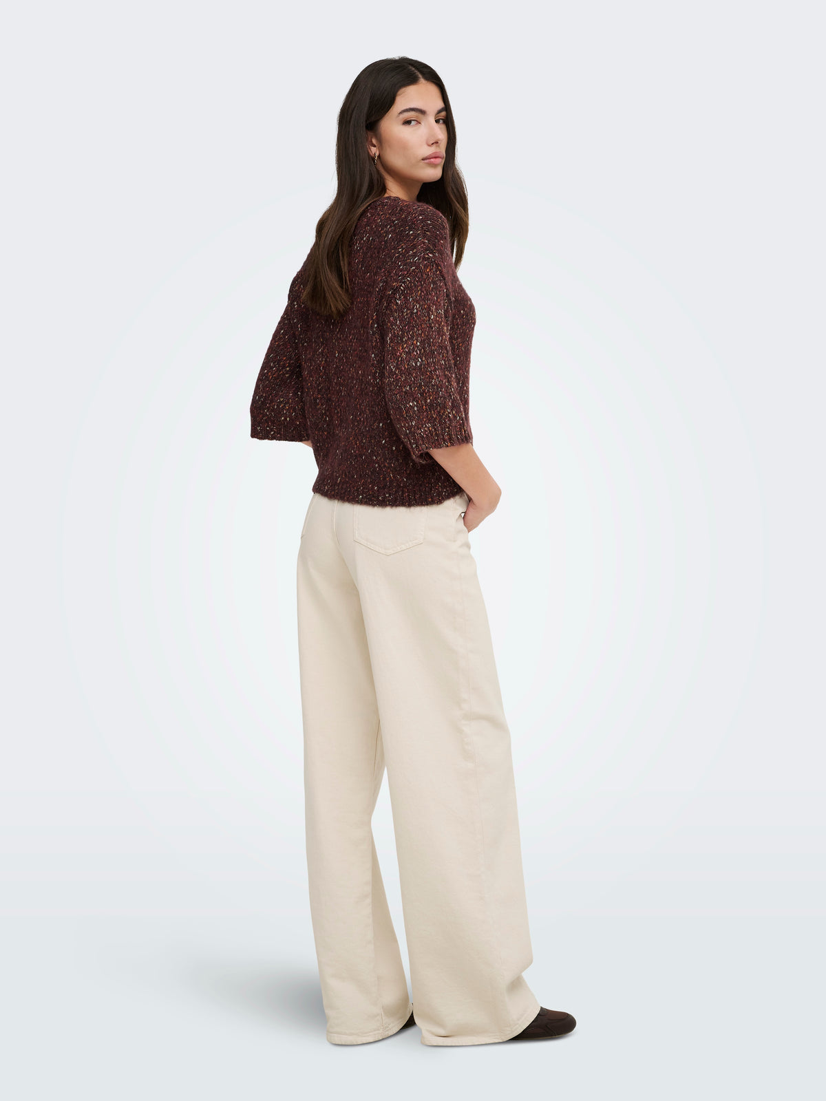 Onlzille Ss O-Neck Button Cardigan Knit