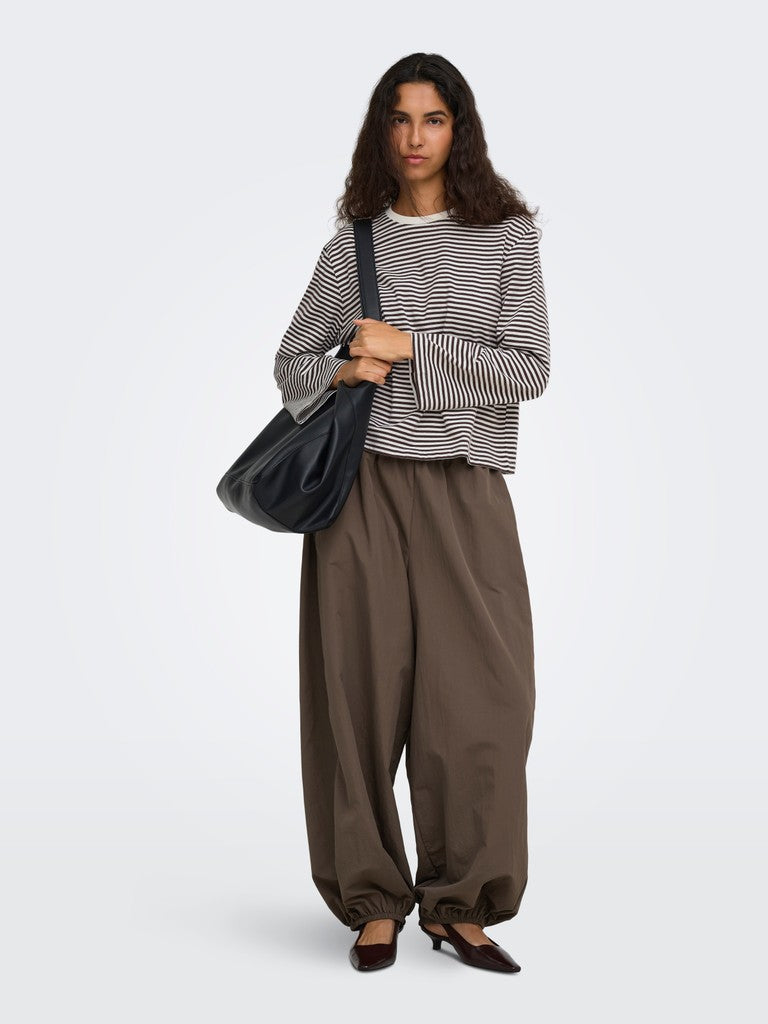 Onlfreja Stripe L/S Wide Sleeve Top