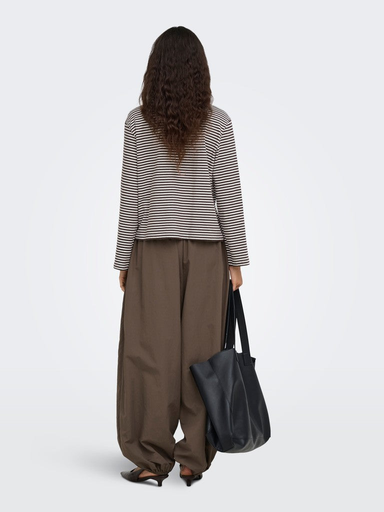 Onlfreja Stripe L/S Wide Sleeve Top