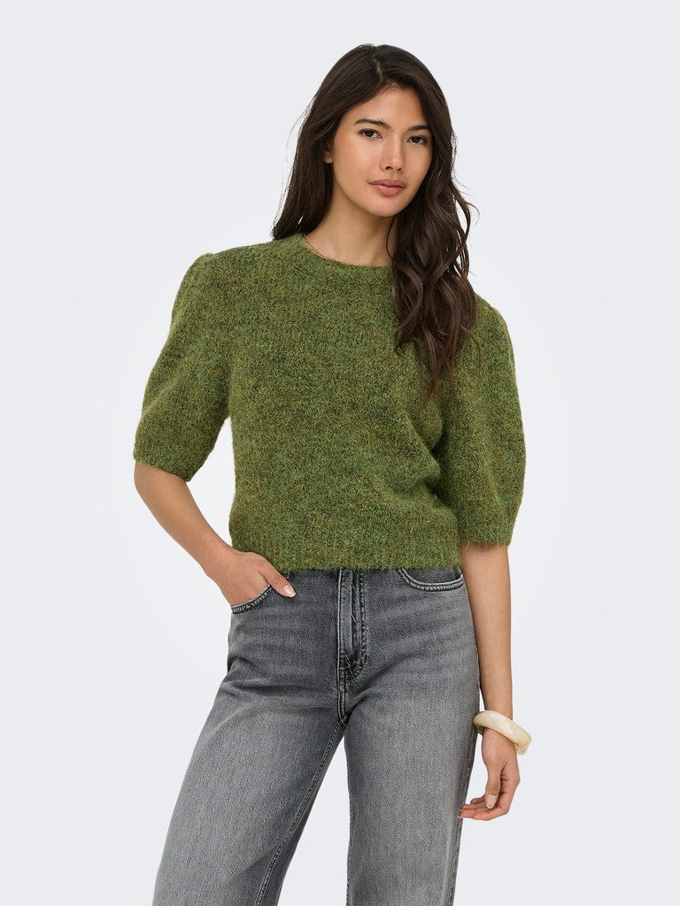 Onlnellie Ss O-Neck Knit