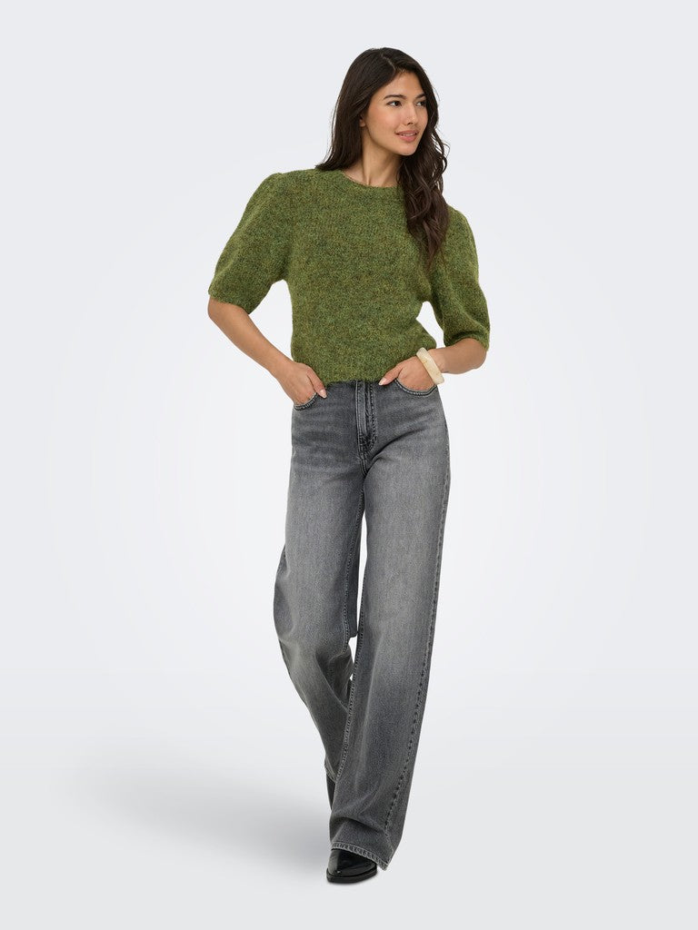 Onlnellie Ss O-Neck Knit