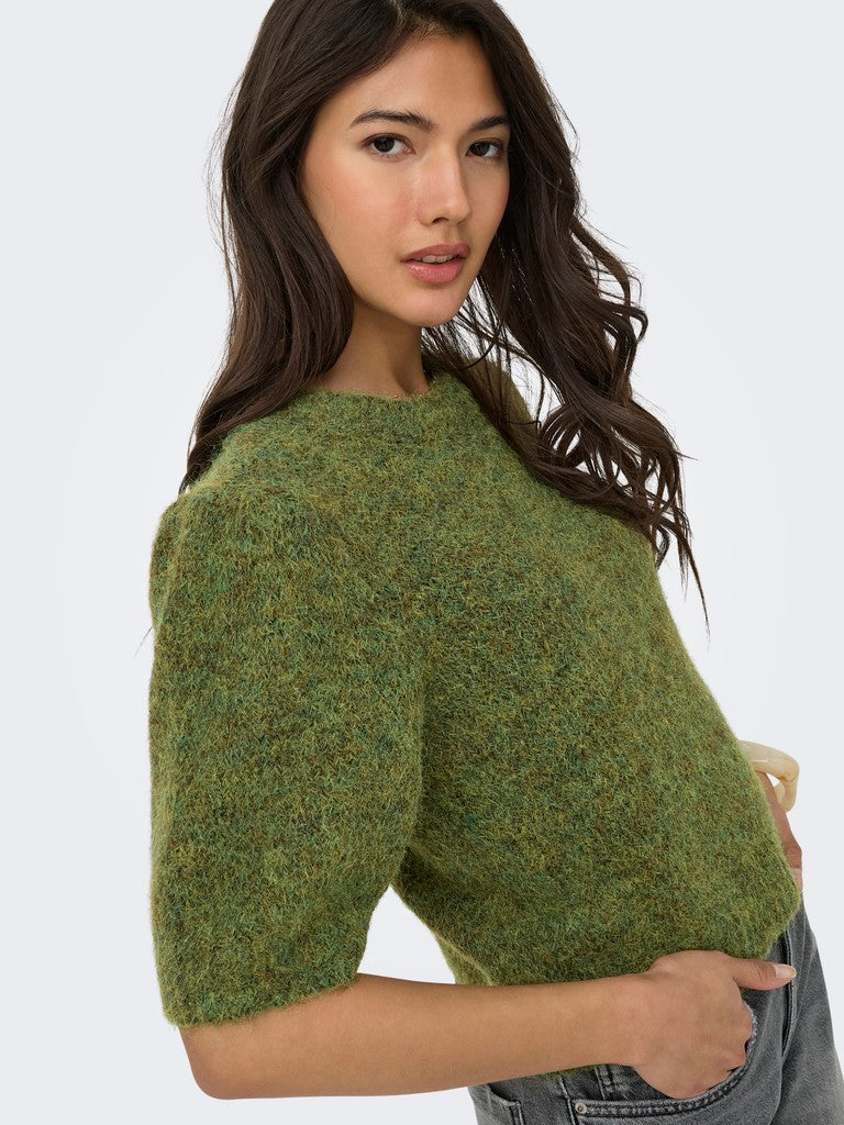 Onlnellie Ss O-Neck Knit