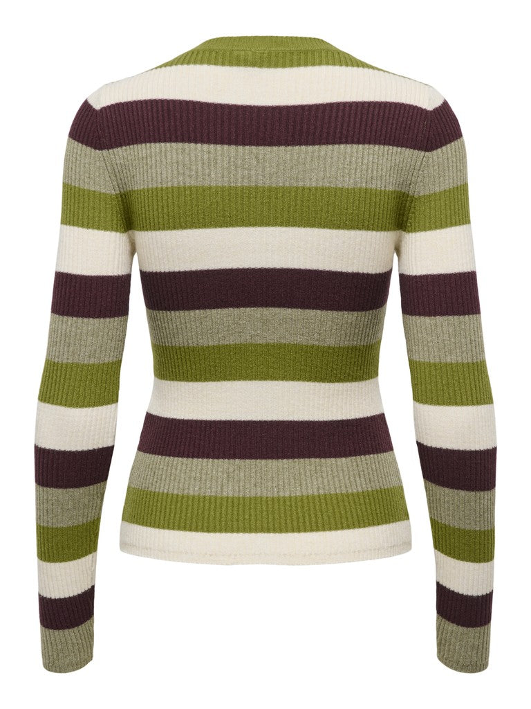 Onlibi Ls O-Neck Rib Knit