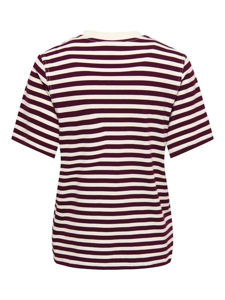 Onllivina S/S O-Neck Stripe Top