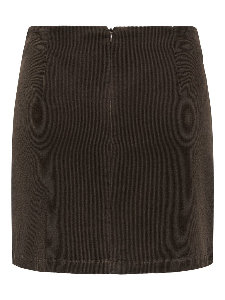 Onlflora Hw Cord Short Slit Skirt