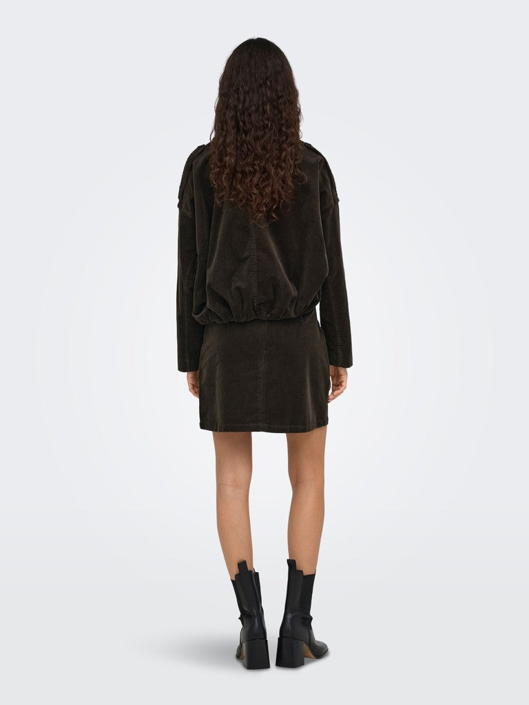 Onlflora Hw Cord Short Slit Skirt