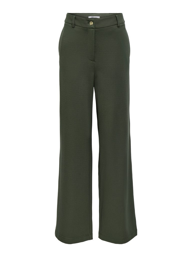 Onlpoptrash-Tailored Hw Straight Pants