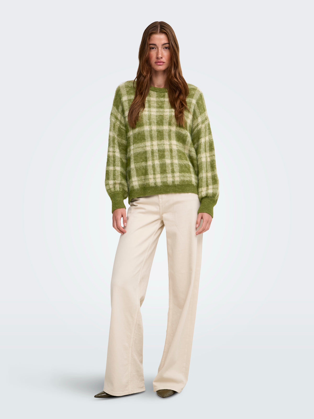 Onlnoeme Life Ls Jq O-Neck Knit Noos