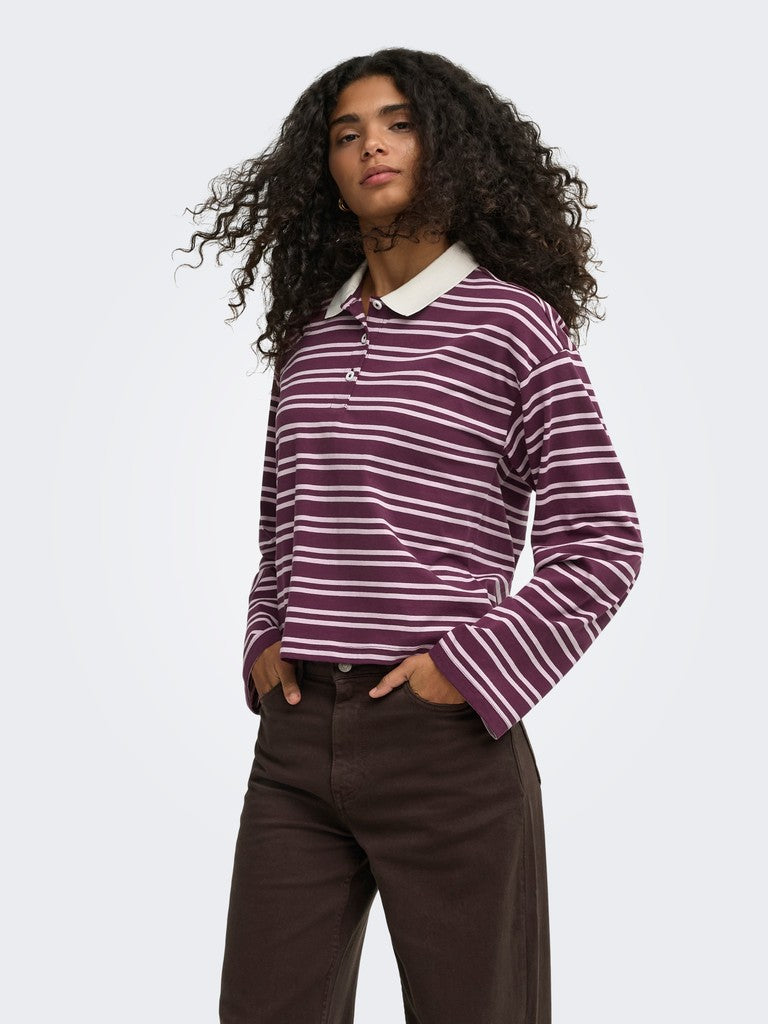 Onlkari L/S Polo Top