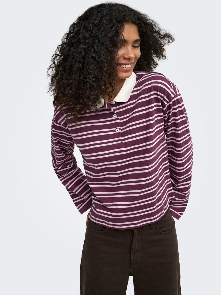 Onlkari L/S Polo Top