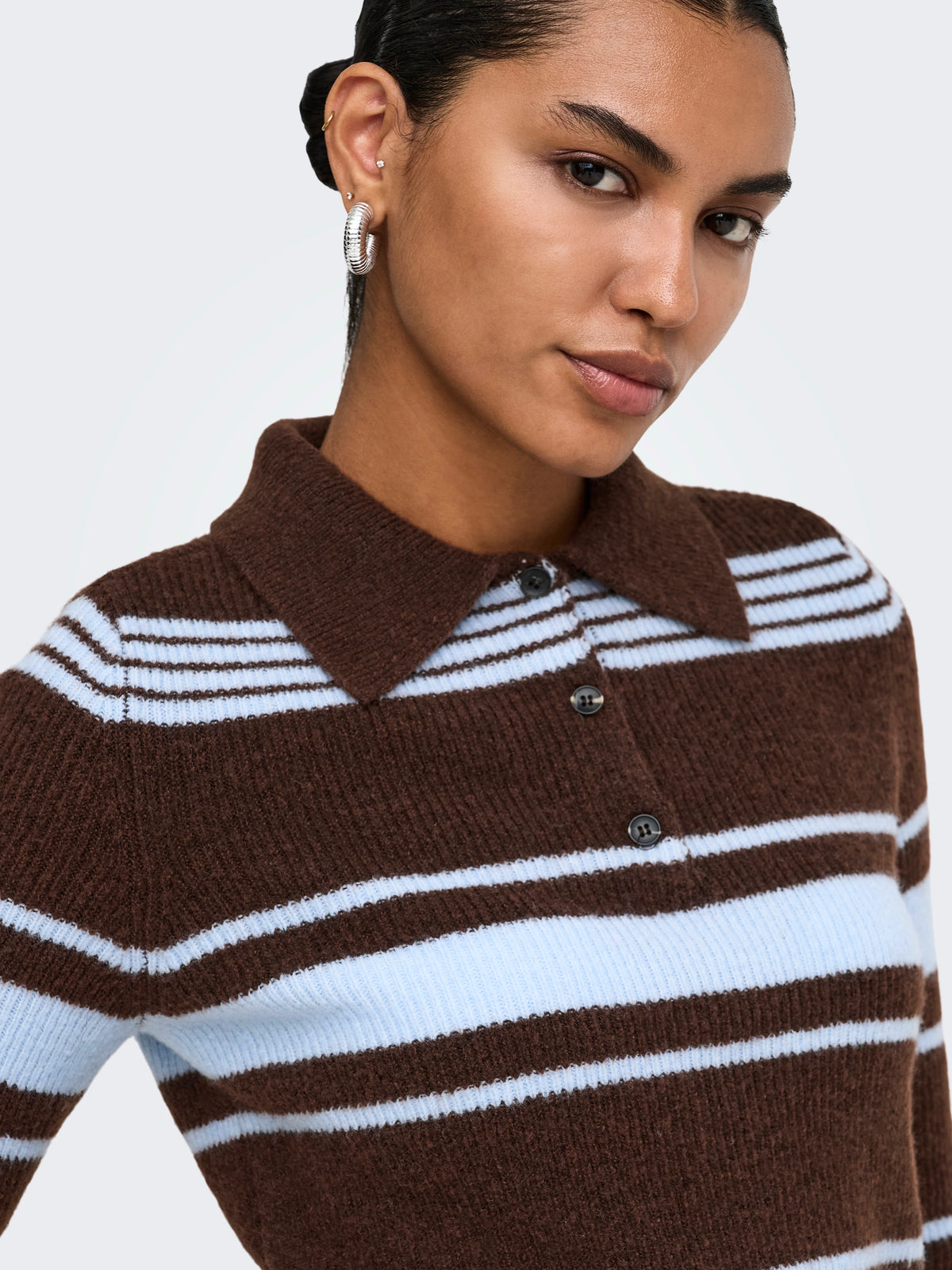Onllouisia Ss Collar Polo Knit
