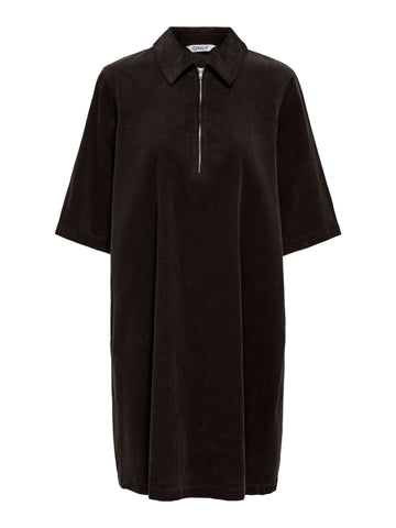 Onlnessa S/S Zip Corduroy Dress