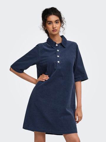 Onlgry-Nessa S/S Cord Dress - AW26