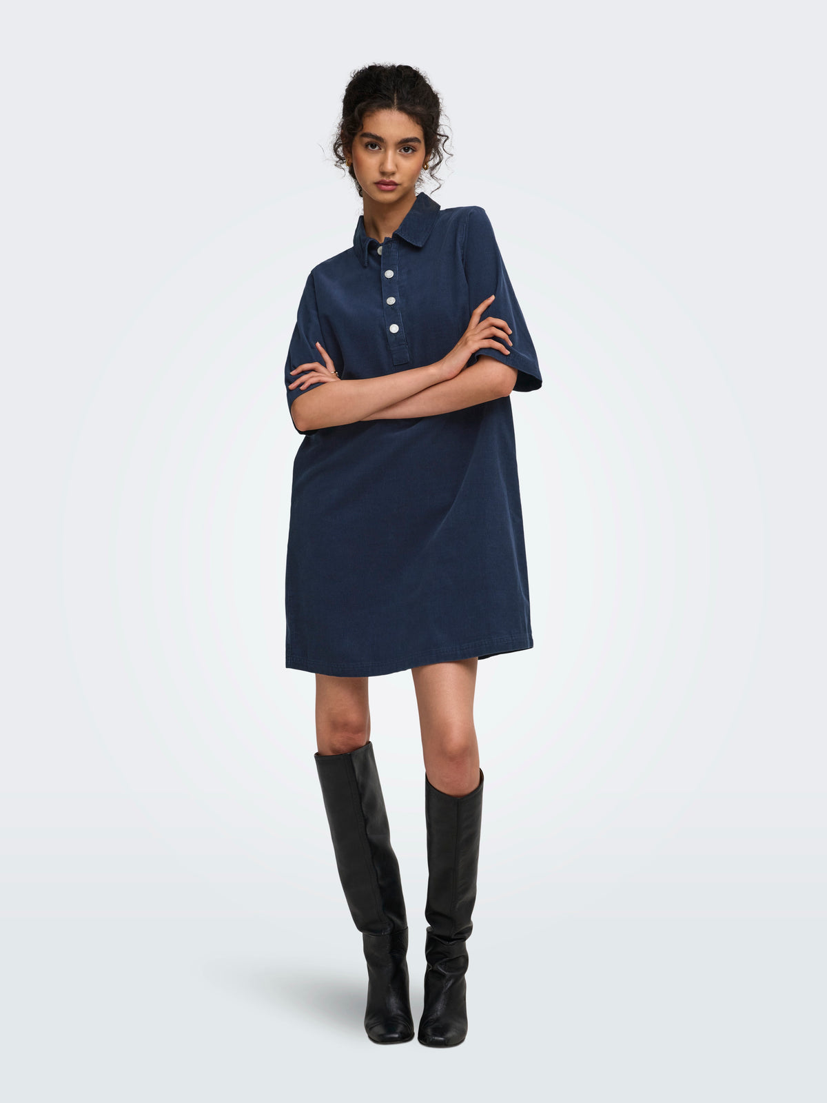 Onlgry-Nessa S/S Cord Dress - AW26