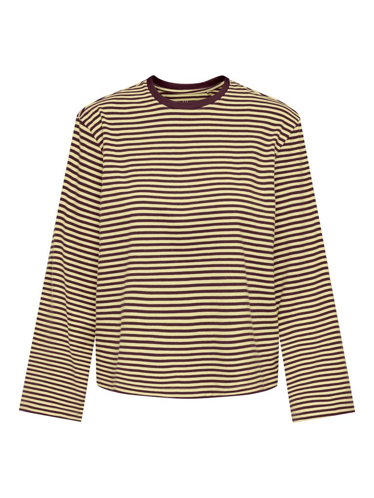 Onlfreja Stripe L/S Wide Sleeve Top