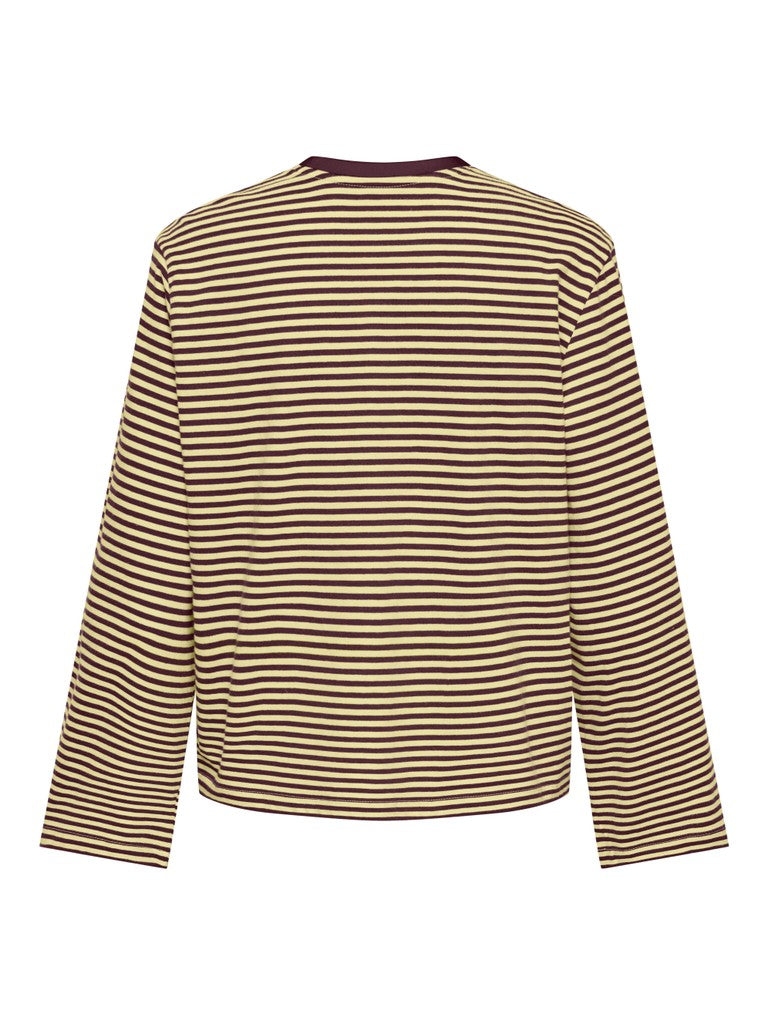 Onlfreja Stripe L/S Wide Sleeve Top