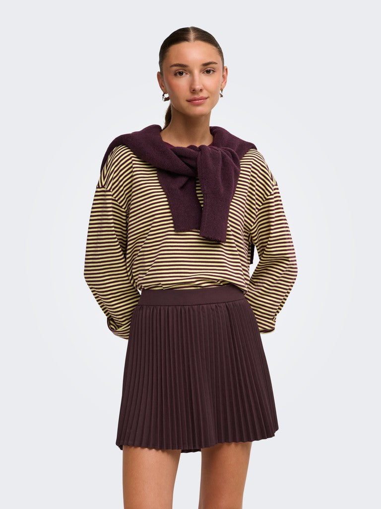 Onlfreja Stripe L/S Wide Sleeve Top