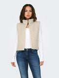 Pumice stone Jassen - Onlsandra Teddy Waistcoat van Only