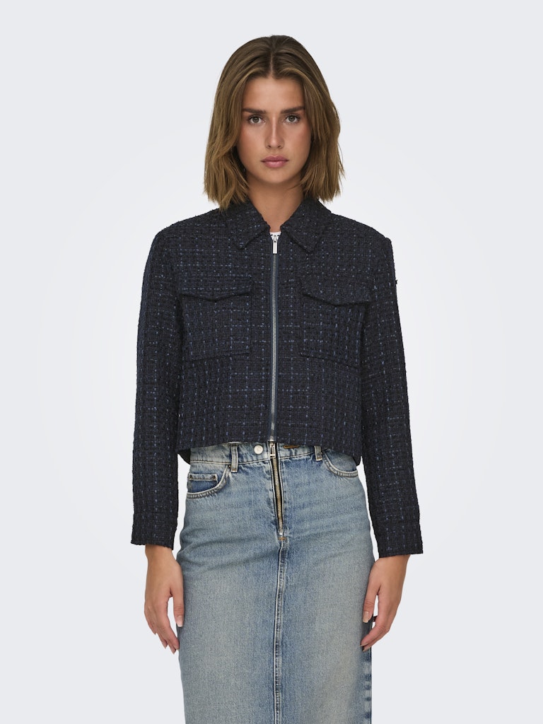 Jassen - Onlshona L/S Boucle Shirt van Only