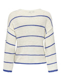 Pulls - Onlgeena 7/8 Stripe O-Neck Knit van Only