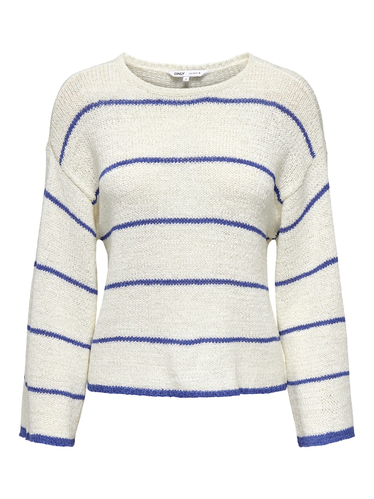 Pulls - Onlgeena 7/8 Stripe O-Neck Knit van Only