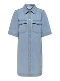 Jurken - Onlbelle S/S Button Dress Denim Noos van Only