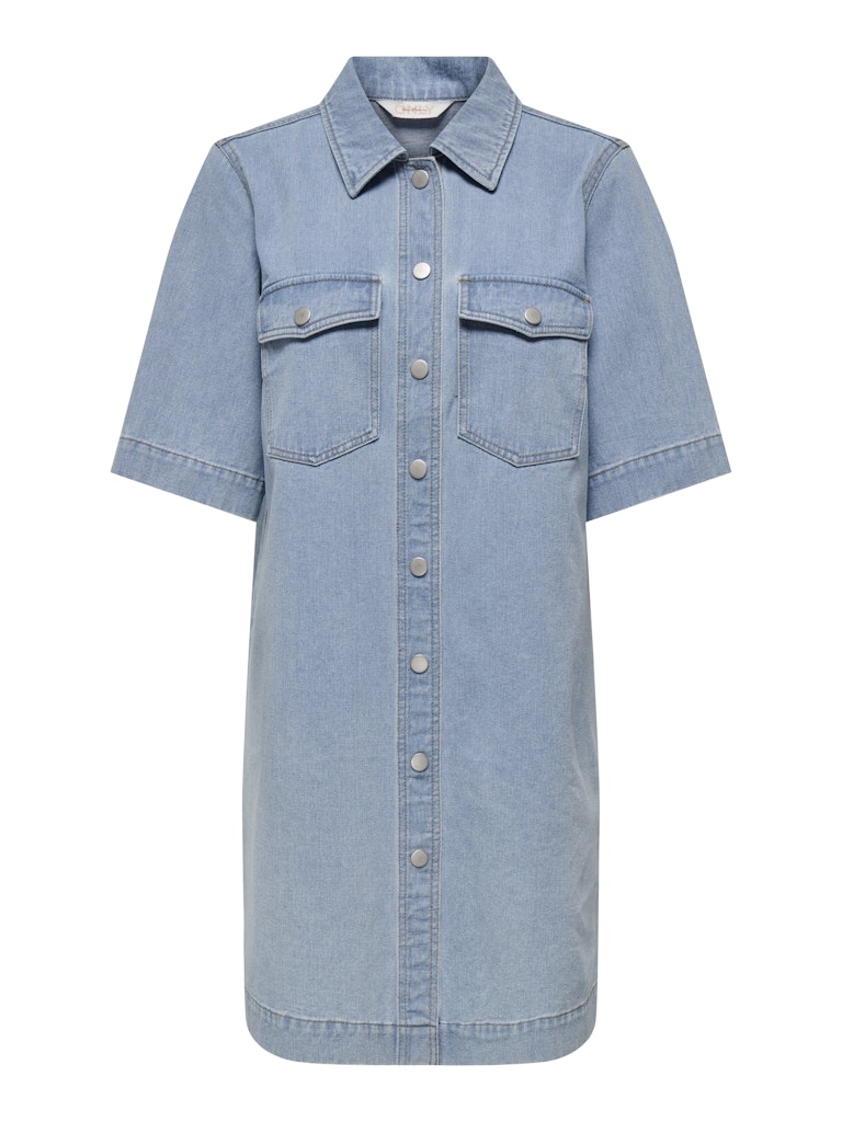 Jurken - Onlbelle S/S Button Dress Denim Noos van Only