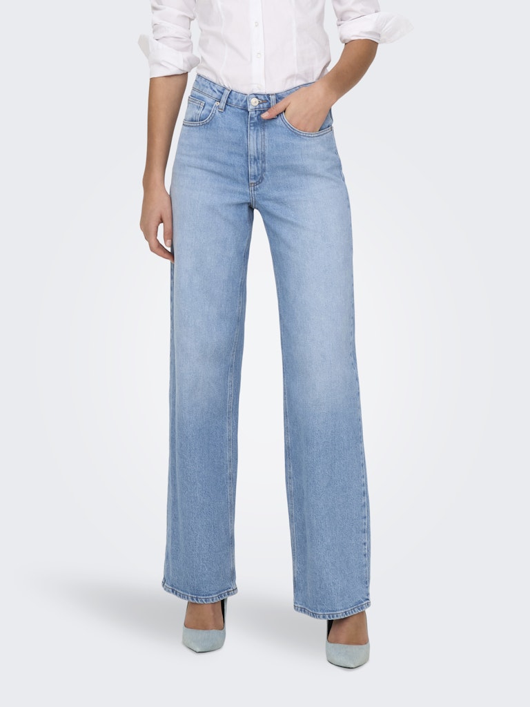 Light Blue Denim Jeans - Onljuicy Hw Wide Leg Rea141 Dnm Noos - SS25 van Only