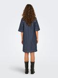 Jurken Onlbelle S/S Stripe Dress Denim van Only