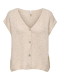 Cardigans - Onlazu Sl Button V-Neck Waistcoat Knit van Only