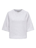 Light grey melange Sweaters - Onldasie 3/4 O-Neck Raglan Sweater Top van Only
